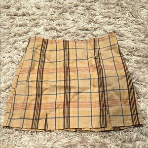 Plaid Mini Skirt